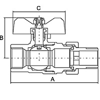 Купить Кран шаровый PF STRONG в Магнитогорске