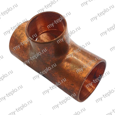 Тройник медный на 28х22х28 мм пайка (troymed2822pay)