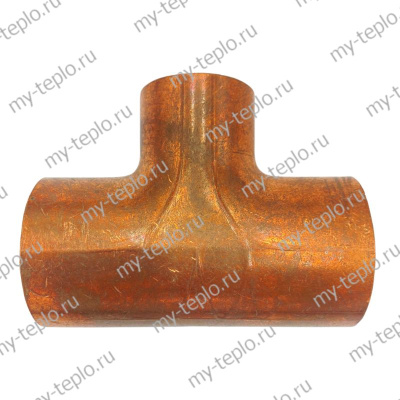 Тройник медный на 28х22х28 мм пайка (troymed2822pay)