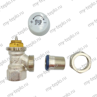 Клапан термостатический угловой 1/2
