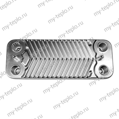 Теплообменник ГВС на 11 пластин, 156,5 мм, для Baxi, аналог 5686660, 5653650, 5686670 (PHE001-11P)