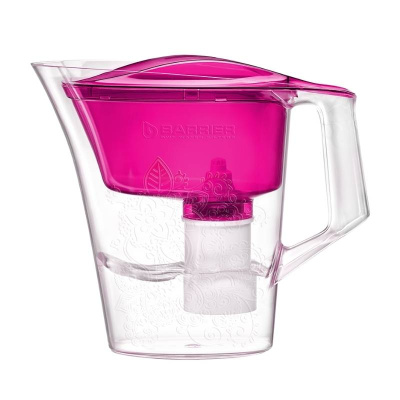 Фильтр-кувшин БАРЬЕР ТАНГО пурпурный с узором, картридж 